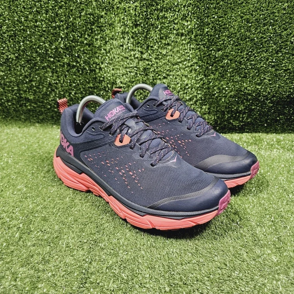Hoka One One Challenger ATR 6 Black Iris Athletic Running Sneakers Womens 9.5
